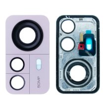 Стекло камеры для Xiaomi 12 Pro в рамке (Purple) (Original)