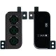Скло камери для Samsung G996 Galaxy S21 Plus в рамці (Phantom black) (Original)