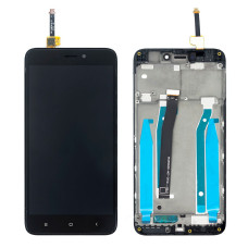 Дисплей для Xiaomi Redmi 4x з тачскріном в рамці (Black) (Original)