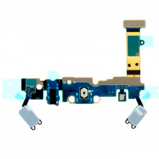 Шлейф для Samsung A510F Galaxy A5 (2016) з роз’ємом зарядки та компонентами
