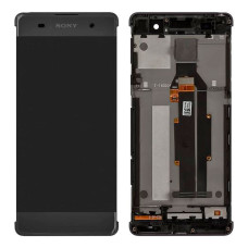 Дисплей для Sony F3112 Xperia XA Dual з тачскріном в рамці (Graphite black)
