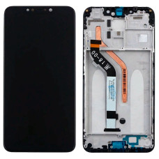 Дисплей для Xiaomi Pocophone F1 з тачскріном в рамці (Black)