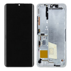 Дисплей для Xiaomi Mi Note 10 з тачскріном в рамці (White) (Original)