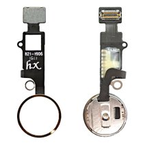 Шлейф з кнопкою Home для Apple iPhone 8 Plus (Universal 3rd gen. HX) (Copy IC) (Gold)