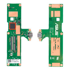 Нижняя плата Asus ME571K Google Nexus 7 (2013) II (2013) с разъемом зарядки и компонентами
