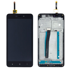 Дисплей для Xiaomi Redmi 4a з тачскріном в рамці (Black) (Original PRC)