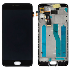 Дисплей для Meizu M5 з тачскріном в рамці (Black)
