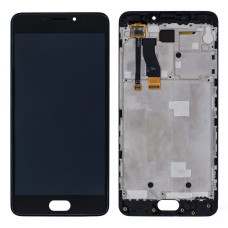 Дисплей для Meizu M5 Note з тачскріном в рамці (Black) (Original PRC)