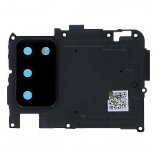 Скло камери для Samsung A025 Galaxy A02s (2021) в рамці (Black)