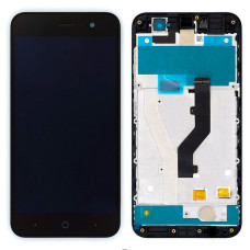 Дисплей для ZTE Blade A520 з тачскріном в рамці (Black)