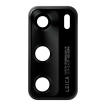 Стекло камеры для Huawei P40 в рамке (Black)