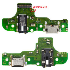 Нижня плата для Samsung A207 Galaxy A20s (2019) з роз’ємом зарядки та мікрофоном (ver. M12) (Original PRC)