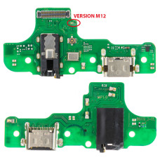 Нижня плата для Samsung A207 Galaxy A20s (2019) з роз’ємом зарядки та мікрофоном (ver. M12)