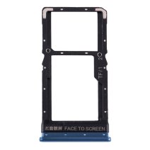 Держатель SIM-карты для Poco X3 Pro (версия на 2×SIM) (Blue)