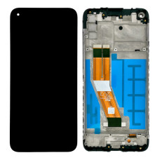 Дисплей для Samsung A115 Galaxy A11 (2020) с тачскрином в рамке (Black) (Original)