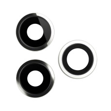 Скло камери для iPhone 11 Pro Max в рамці (Silver)