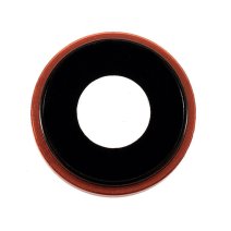 Стекло камеры для Apple iPhone Xr в рамке (Coral) (Original)