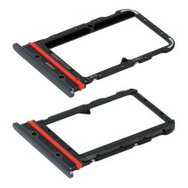 Держатель SIM-карты для Xiaomi Mi Note 10 Lite (версия на 2×SIM) (Black)