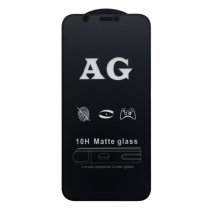 Защитное стекло Matte для Apple iPhone 12 mini (Full Glue) (0.3 мм, 2.5D) (Black)