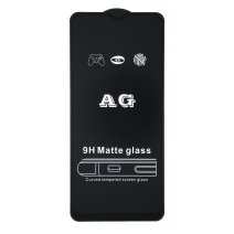 Защитное стекло Matte для Samsung A037 Galaxy A03s (2021) (Full Glue) (0.3 мм, 2.5D) (Black)