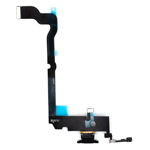 Шлейф для iPhone Xs Max з роз’ємом зарядки (Black)