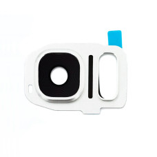 Скло камери для Samsung G930 Galaxy S7 / G935 Galaxy S7 Edge в рамці (Silver)