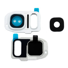 Скло камери для Samsung G930 Galaxy S7 / G935 Galaxy S7 Edge в рамці (White)