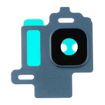 Стекло камеры для Samsung G950 Galaxy S8 в рамке (Coral blue)