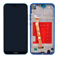 Дисплей для Huawei P20 Lite з тачскріном в рамці (Blue) (Original PRC)