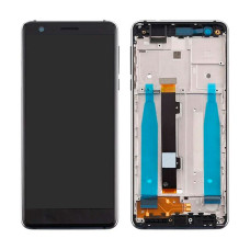 Дисплей для Nokia 3.1 з тачскріном в рамці (Black) (Original PRC)