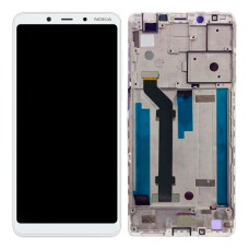 Дисплей для Nokia 3.1 Plus з тачскріном в рамці (White) (Original PRC)