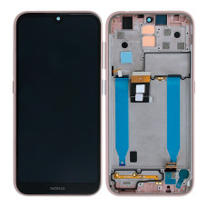 Дисплей для Nokia 4.2 з тачскріном в рамці (Pink) (Original PRC)