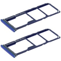 Тримач SIM-карти та карти пам’яті для Samsung A920 Galaxy A9 (2018) (версія на 2×SIM) (Blue)