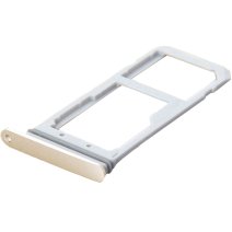 Тримач SIM-карти та карти пам’яті для Samsung G930 Galaxy S7 (версія на 2×SIM) (Gold)