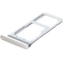 Тримач SIM-карти та карти пам’яті для Samsung G930 Galaxy S7 (версія на 2×SIM) (Silver)