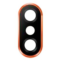Стекло камеры для Xiaomi Redmi Note 6 Pro в рамке (Red)