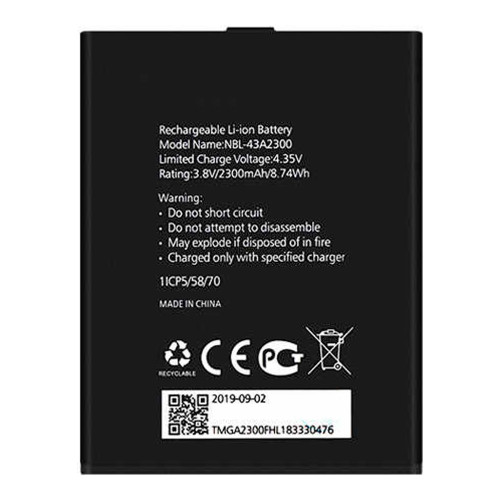 Акумулятор TP-Link Neffos NBL-43A23001 для TP-Link Neffos C5s TP704A (2300 mAh)