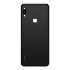 Задняя крышка для Huawei Y6 2019 (Black) с вырезом под сканер отпечатка пальца
