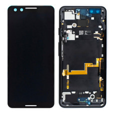 Дисплей для Google Pixel 3 з тачскріном в рамці (Black) (Original) (old)