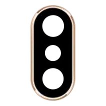 Стекло камеры для Xiaomi Redmi Note 5 в рамке (Gold) (Original)