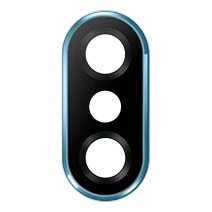 Стекло камеры для Xiaomi Redmi Note 6 Pro в рамке (Blue)