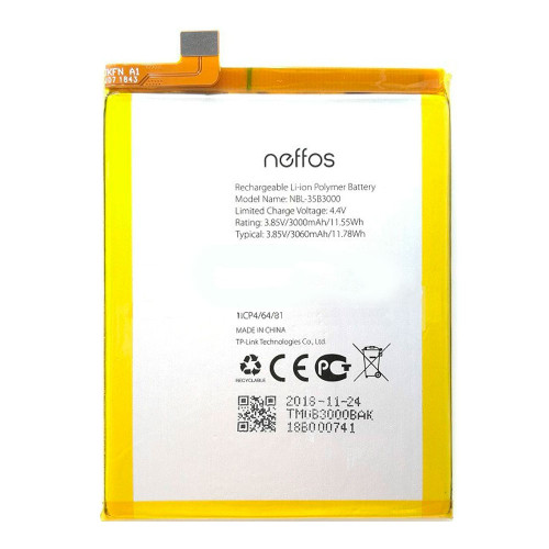 Акумулятор TP-Link Neffos NBL-35B3000 для TP-Link Neffos C7 TP910 / X9 TP913A (3060 mAh)