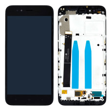 Дисплей для Xiaomi Mi 5x з тачскріном в рамці (Black)