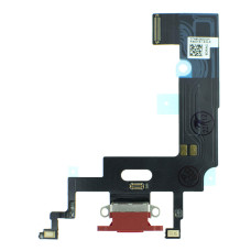 Шлейф для Apple iPhone Xr з роз’ємом зарядки (Red) (Original)