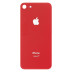 Задня кришка для Apple iPhone 8 (Red) (Більший отвір)
