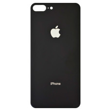Задня кришка для Apple iPhone 8 Plus (Black) (Більший отвір)