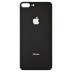 Задня кришка для Apple iPhone 8 Plus (Black) (Більший отвір)