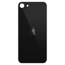 Задняя крышка для Apple iPhone SE (2nd gen) (2020) (Black) (Стандартное отверстие)