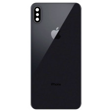 Задняя крышка для iPhone XS Max (Black) (Original PRC) со стеклом камеры