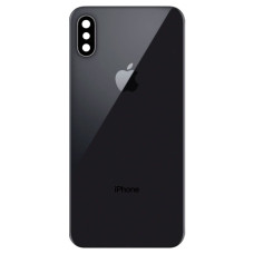 Задня кришка для iPhone XS (Black) (Original PRC) зі склом камери